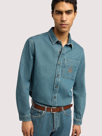 Coupe regular Chemise Trussardi en bleu