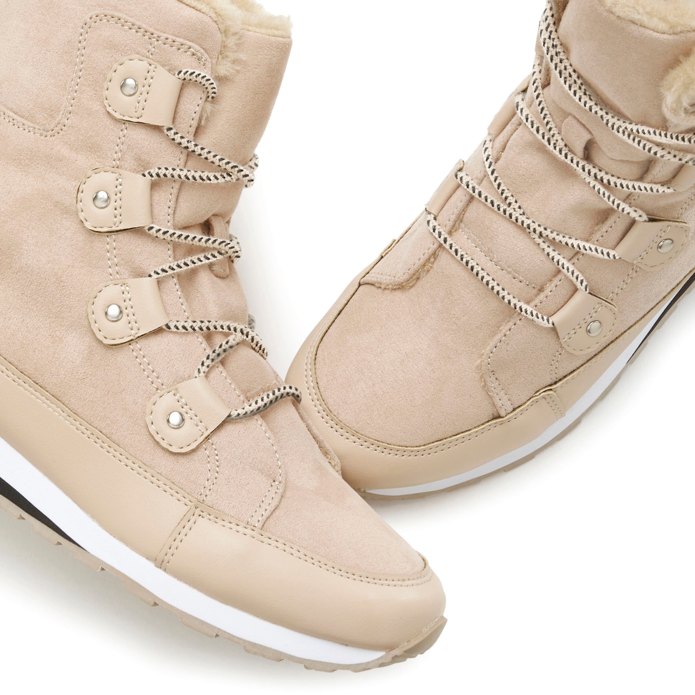 VIVANCE Schnürstiefel in Beige