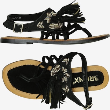 BRONX Sandalen 41 in Schwarz: Vorderseite