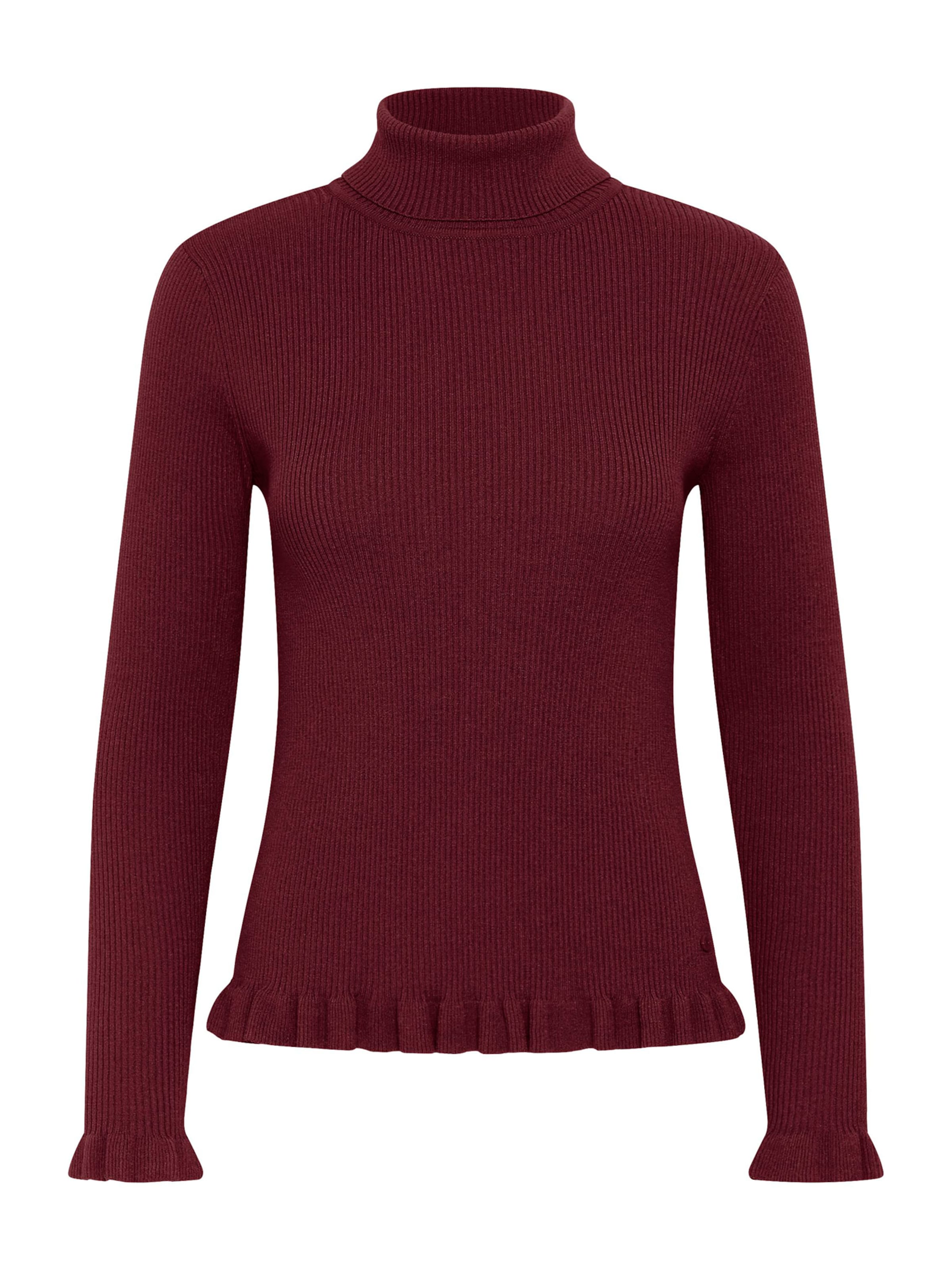 Pull-over 'CRDela' Cream en rouge : devant