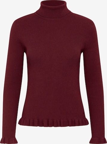Pull-over 'CRDela' Cream en rouge : devant