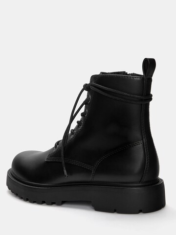 Pull&Bear Boots med snörning i svart