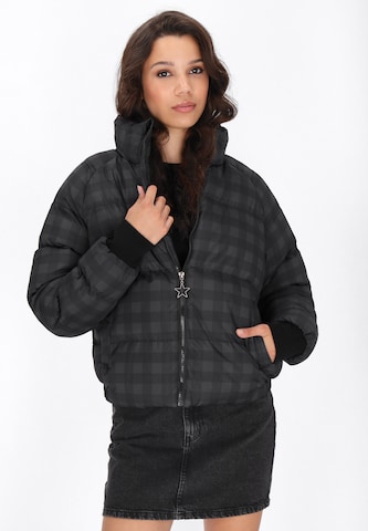 Geacă de primăvară-toamnă de la myMo ROCKS pe gri: față