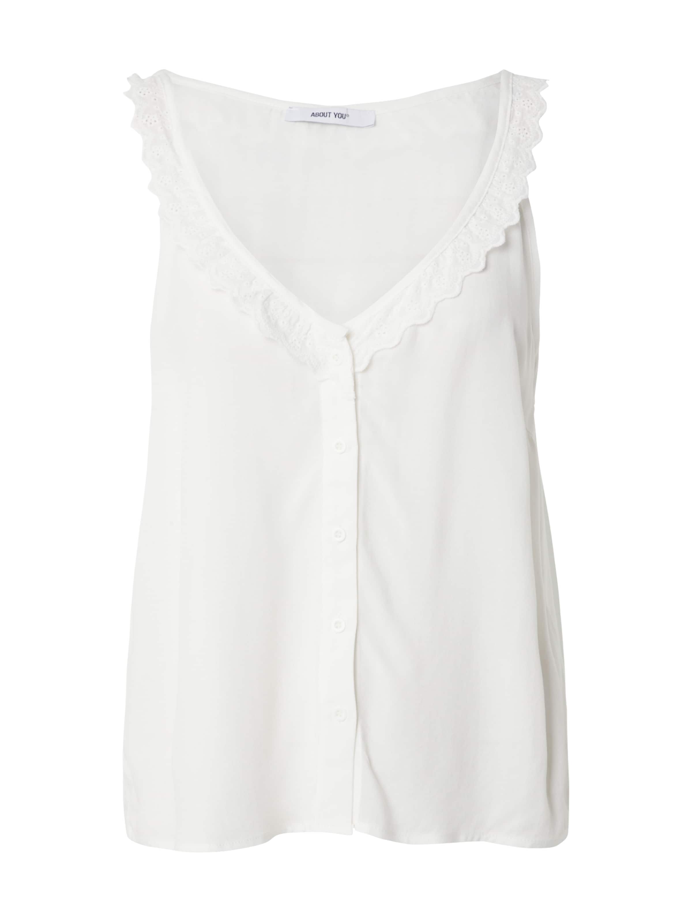 Haut &#x27;Nora&#x27; ABOUT YOU en blanc : devant