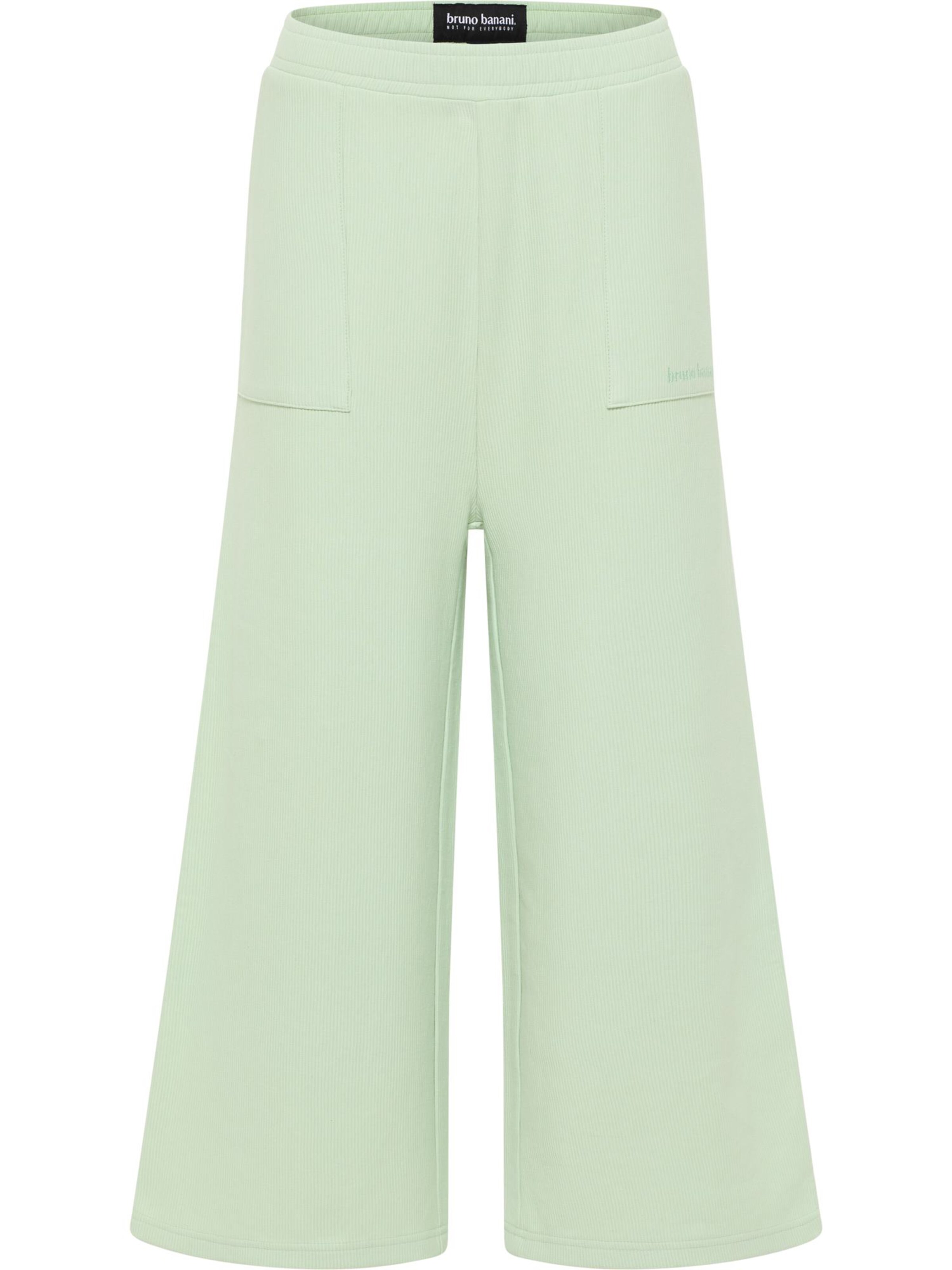 Bruno Banani Wide leg Trousers 'CANTU ' in Green: front