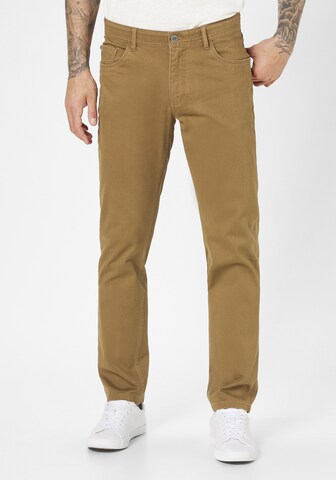 REDPOINT Slim fit Pants in Beige: front