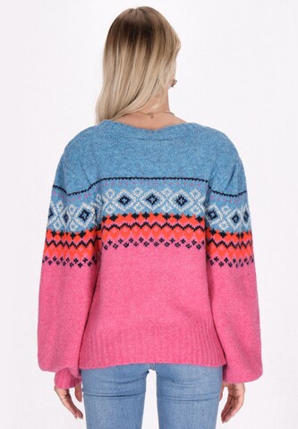 Pull-over IZIA en rose
