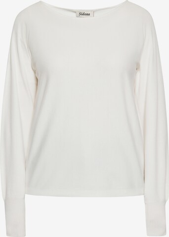 Sidona Sweater in White: front