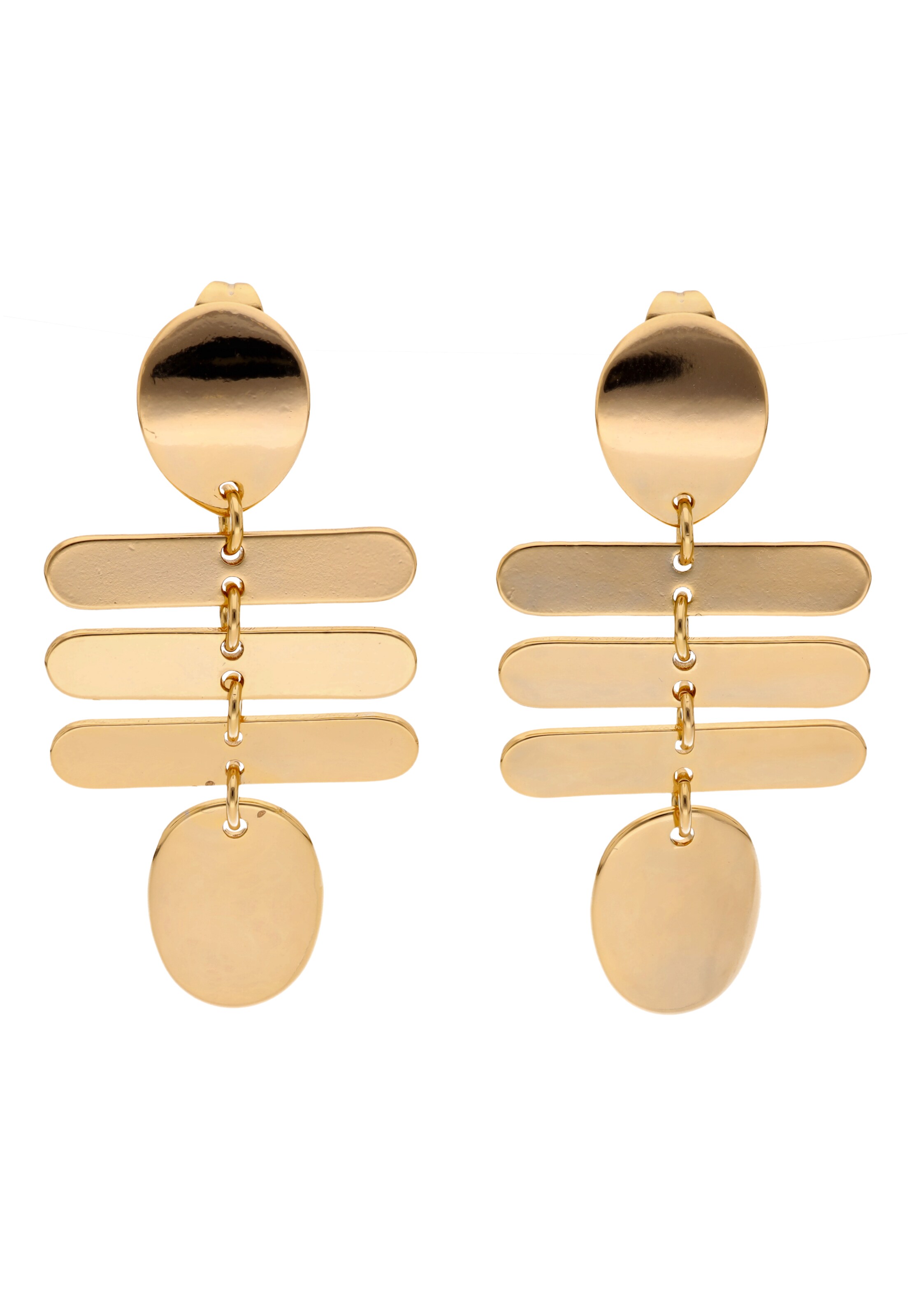 usha WHITE LABEL Pendientes en oro rosa, Vista del producto