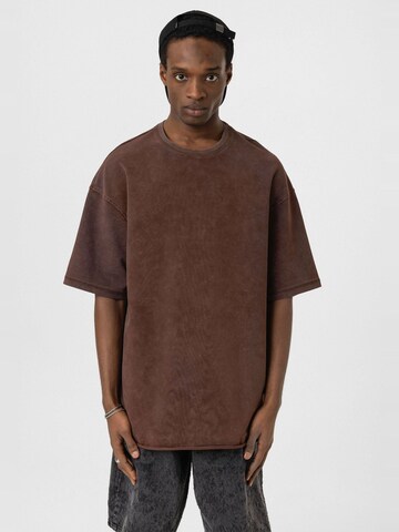 T-Shirt 'Dylan' Dandalo en marron : devant