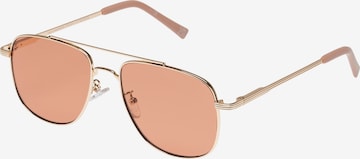 LE SPECS Zonnebril 'The Charmer' in Goud: voorkant