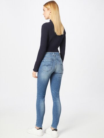 Skinny Jeans 'Luzien' de la REPLAY pe albastru