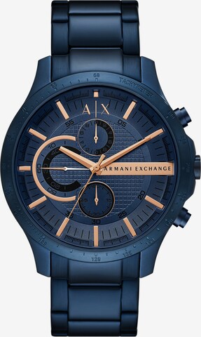 ARMANI EXCHANGE Uhr in Blau: predná strana