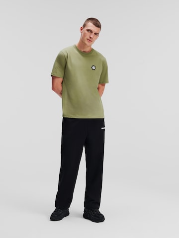 Karl Lagerfeld T-shirt 'Wax Seal' i grön