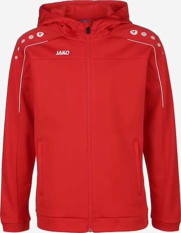 JAKO Athletic Jacket in Red: front