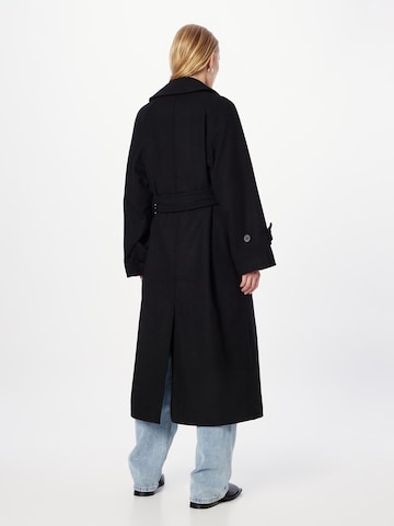 Manteau mi-saison minimum en noir