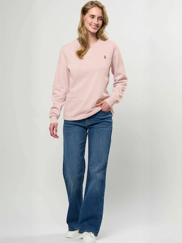 U.S. POLO ASSN. Trui ' UWMacy ' in Lila: voorkant