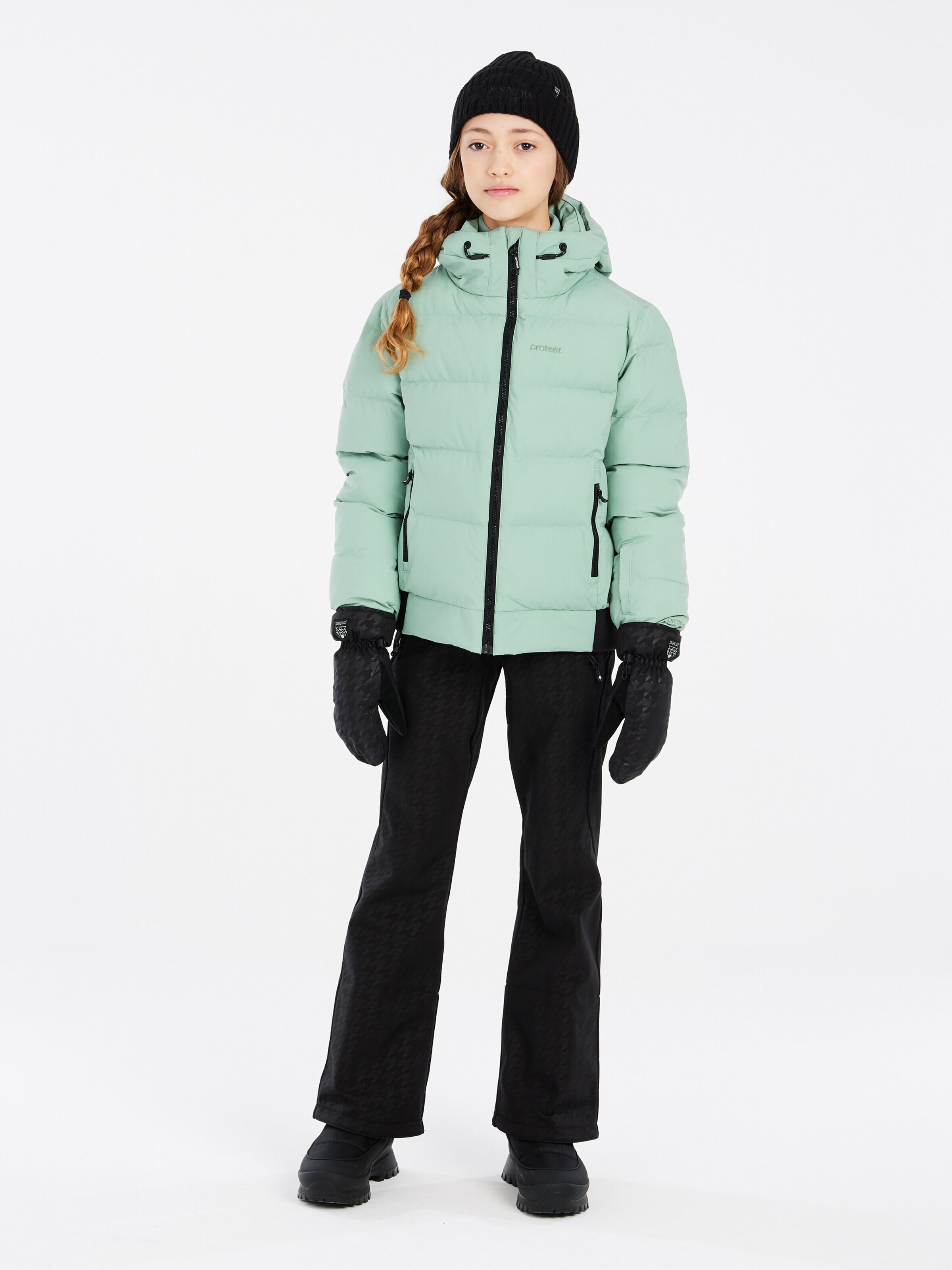 PROTEST Athletic Jacket 'PRTELINY JR' in Green