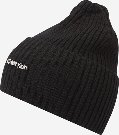 Calvin Klein Czapka w kolorze czarny / srebrnym, Podgląd produktu