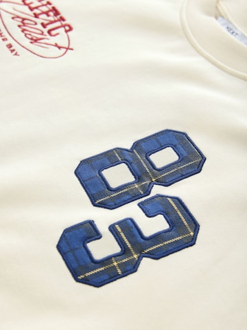 Next Sweatshirt 'San Francisco Sports City' in Beige