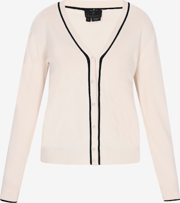 DreiMaster Klassik Strickjacke 'Classic Look' in Beige: Vorderseite