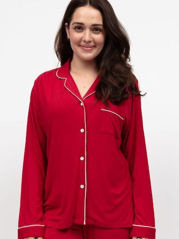 Chemise de nuit Cyberjammies en rouge : devant