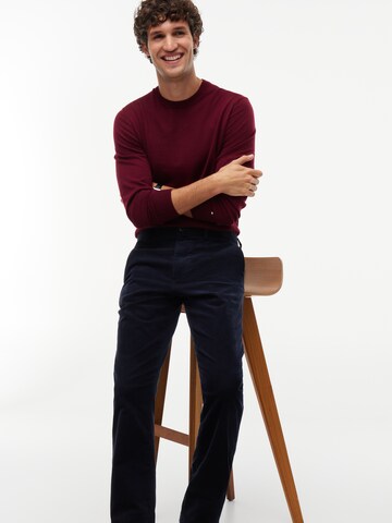 TOMMY HILFIGER Slimfit Hose 'Denton' in Blau