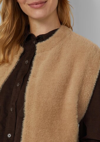 s.Oliver Gebreide bodywarmer in Bruin