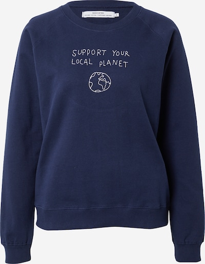 DEDICATED. Суичър 'Ystad Local Planet' в нейви синьо / бяло, Преглед на продукта