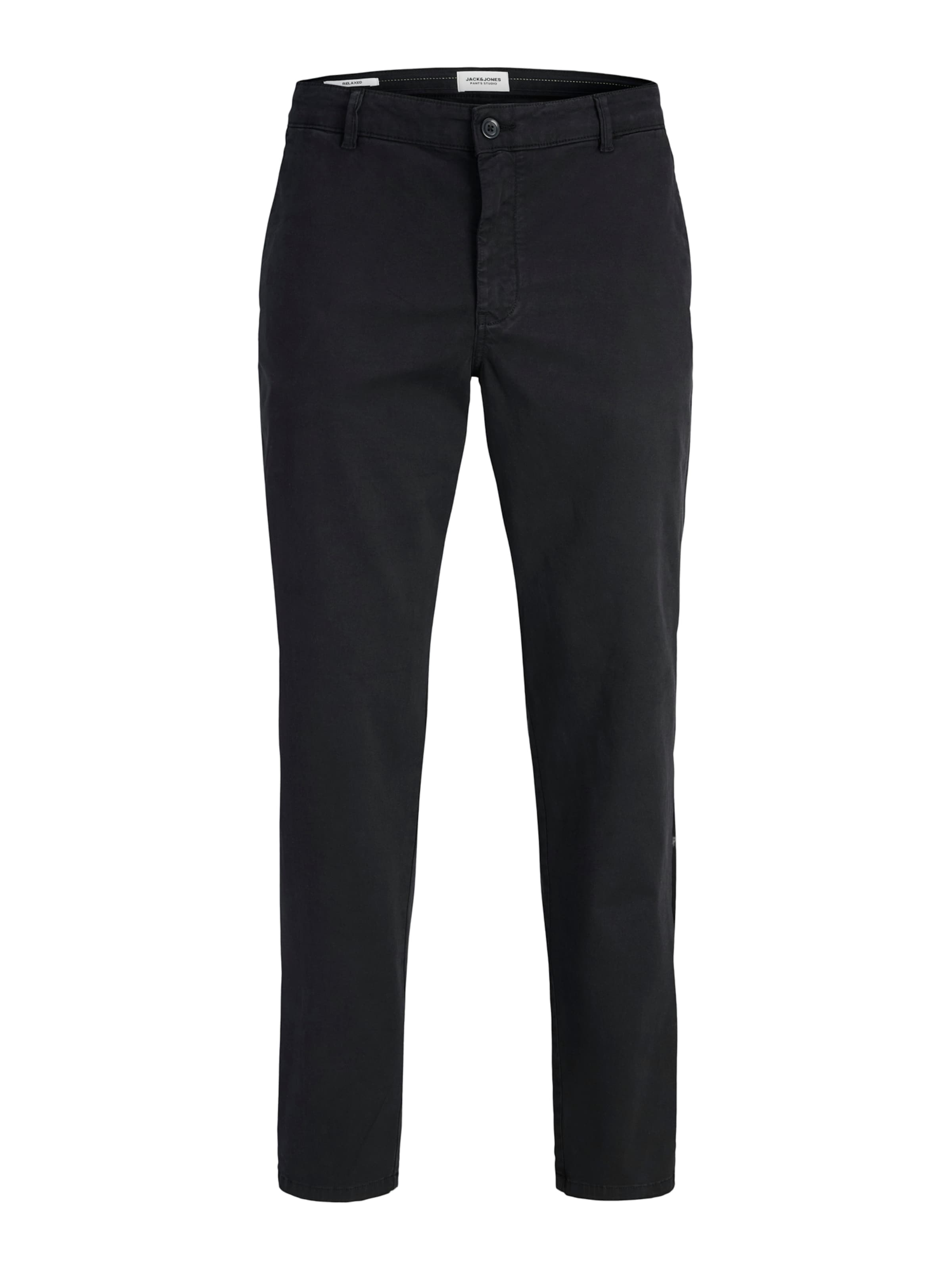 regular Pantaloni chino di JACK & JONES in nero: frontale