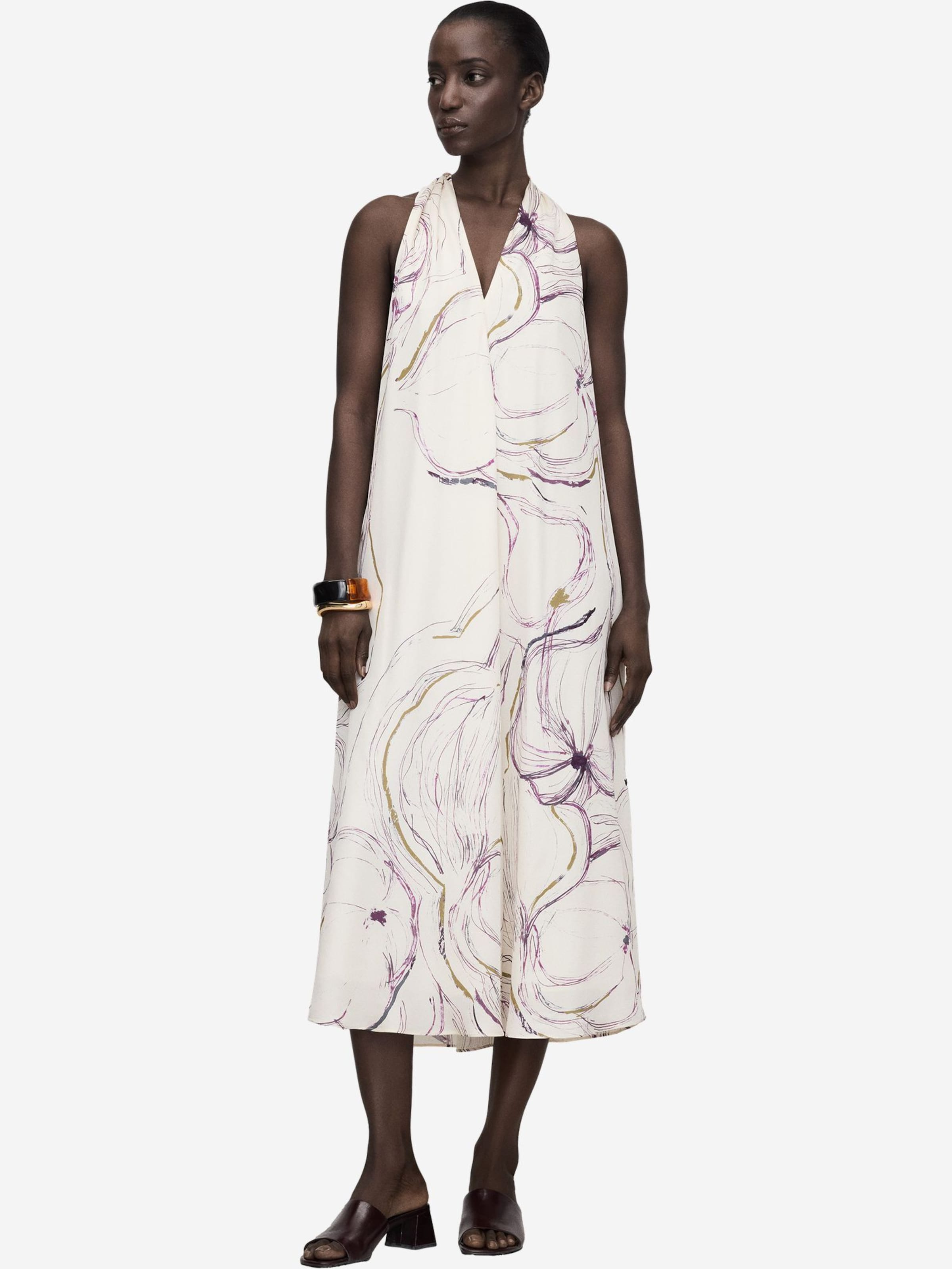 Adolfo Dominguez - Vestido em bege: frente