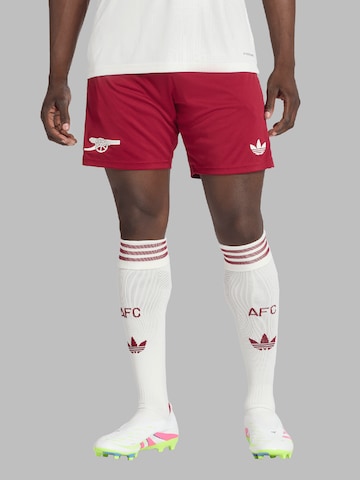 ADIDAS PERFORMANCE Regular Sports trousers 'AFC 3' in Red: front
