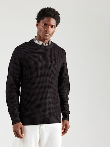 juoda JACK & JONES Megztinis 'JJLINK': priekis