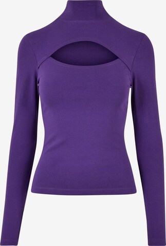 T-shirt Urban Classics en violet : devant