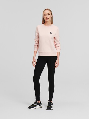 Sweat-shirt Karl Lagerfeld en rose