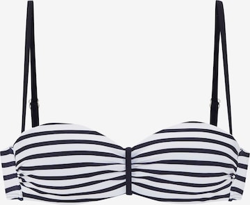 Balconcino Top per bikini di VENICE BEACH in blu: frontale