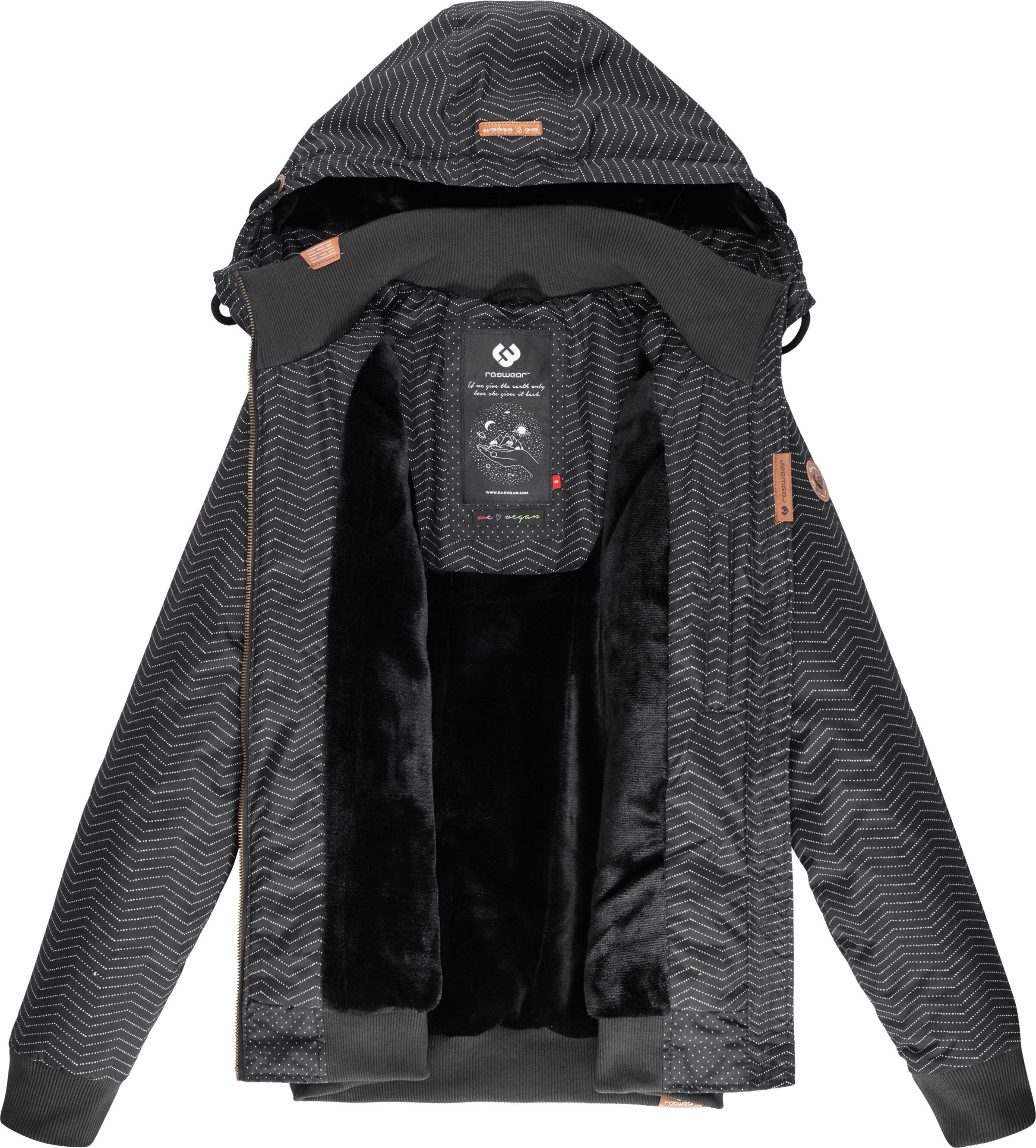 Ragwear Tussenjas in Zwart