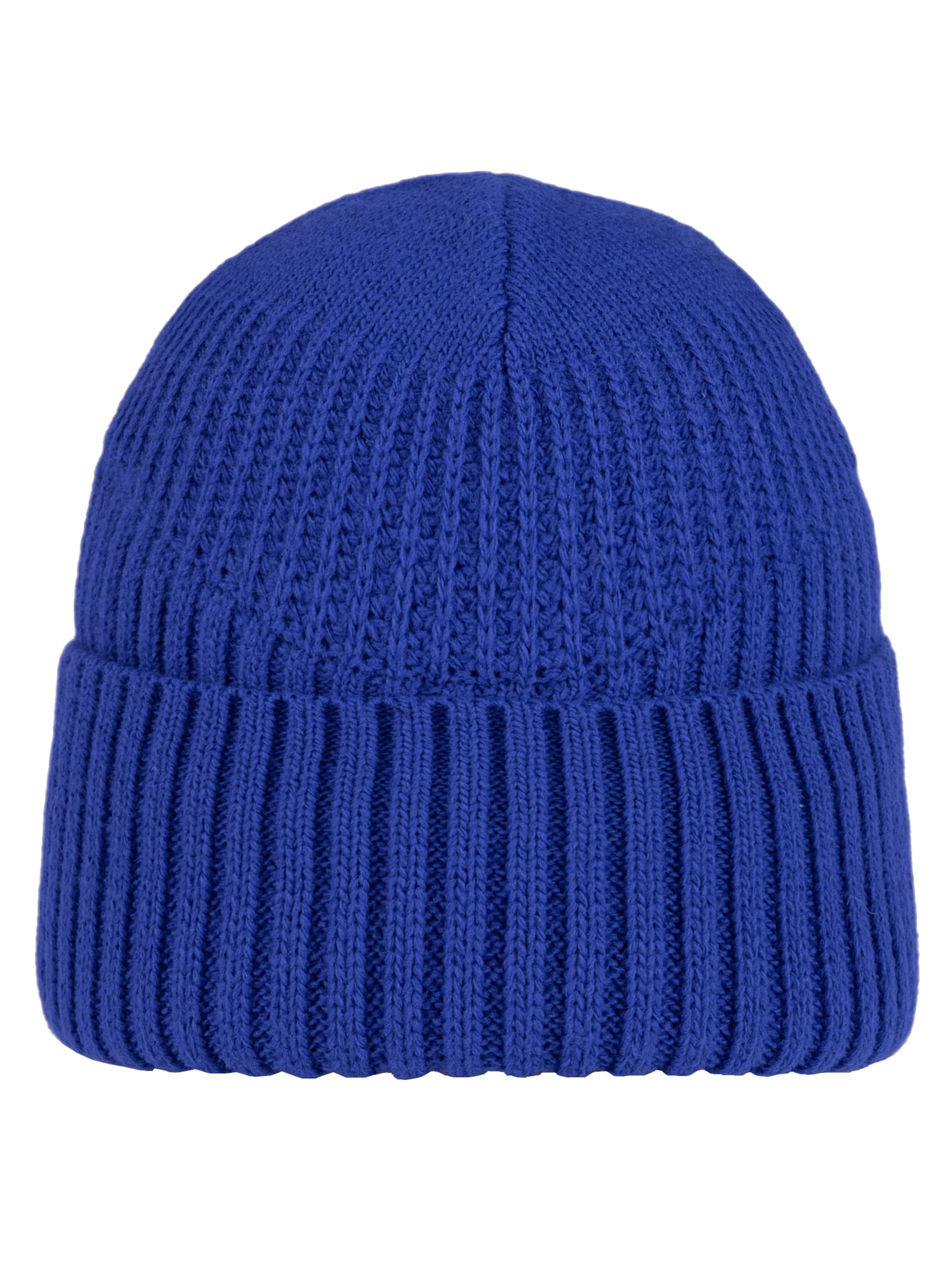 BUFF Beanie 'Buff Knitted Fleece Hat Beanie' in Blue: front