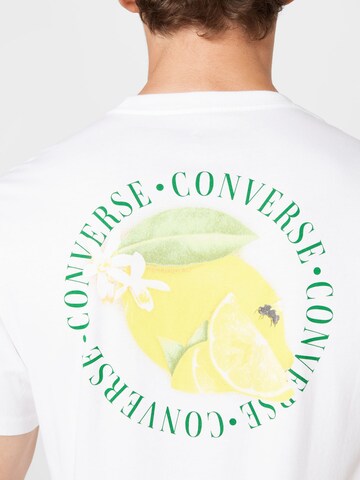 CONVERSE Shirt 'Fresh Lemon' in White