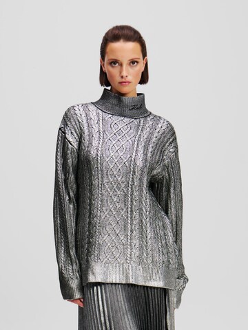 Karl Lagerfeld - Jersey en gris: frente