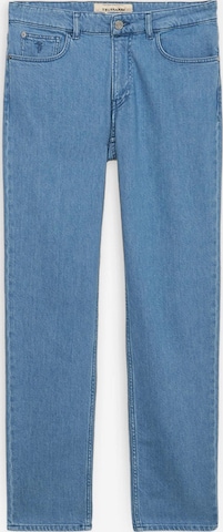 Coupe slim Jean Trussardi en bleu : devant