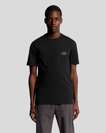 T-Shirt Lyle & Scott en noir : devant