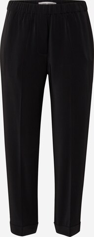 Samsøe Samsøe Slim fit Pleated Pants 'HOYS' in Black: front