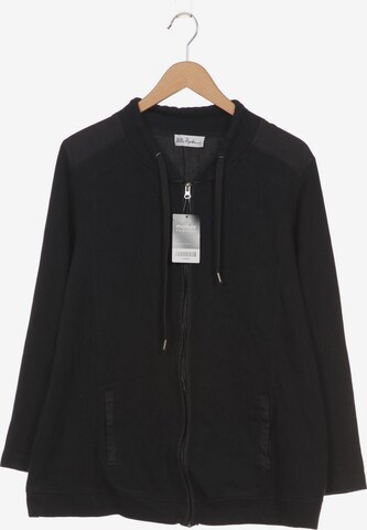 Ulla Popken Sweatshirt & Zip-Up Hoodie in XL in Black: front