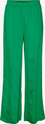 Wide Leg Pantalon 'Rom' VERO MODA en vert : devant