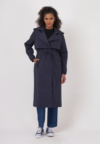 FRESHLIONS Tussenmantel 'Daria' in Blauw: voorkant