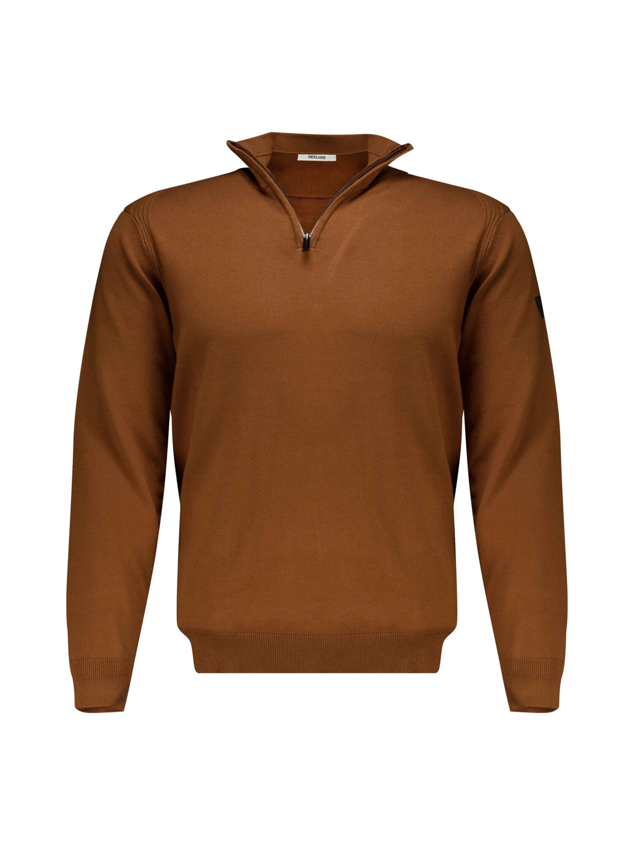 Deeluxe Pullover 'Almanach' in Braun: Vorderseite