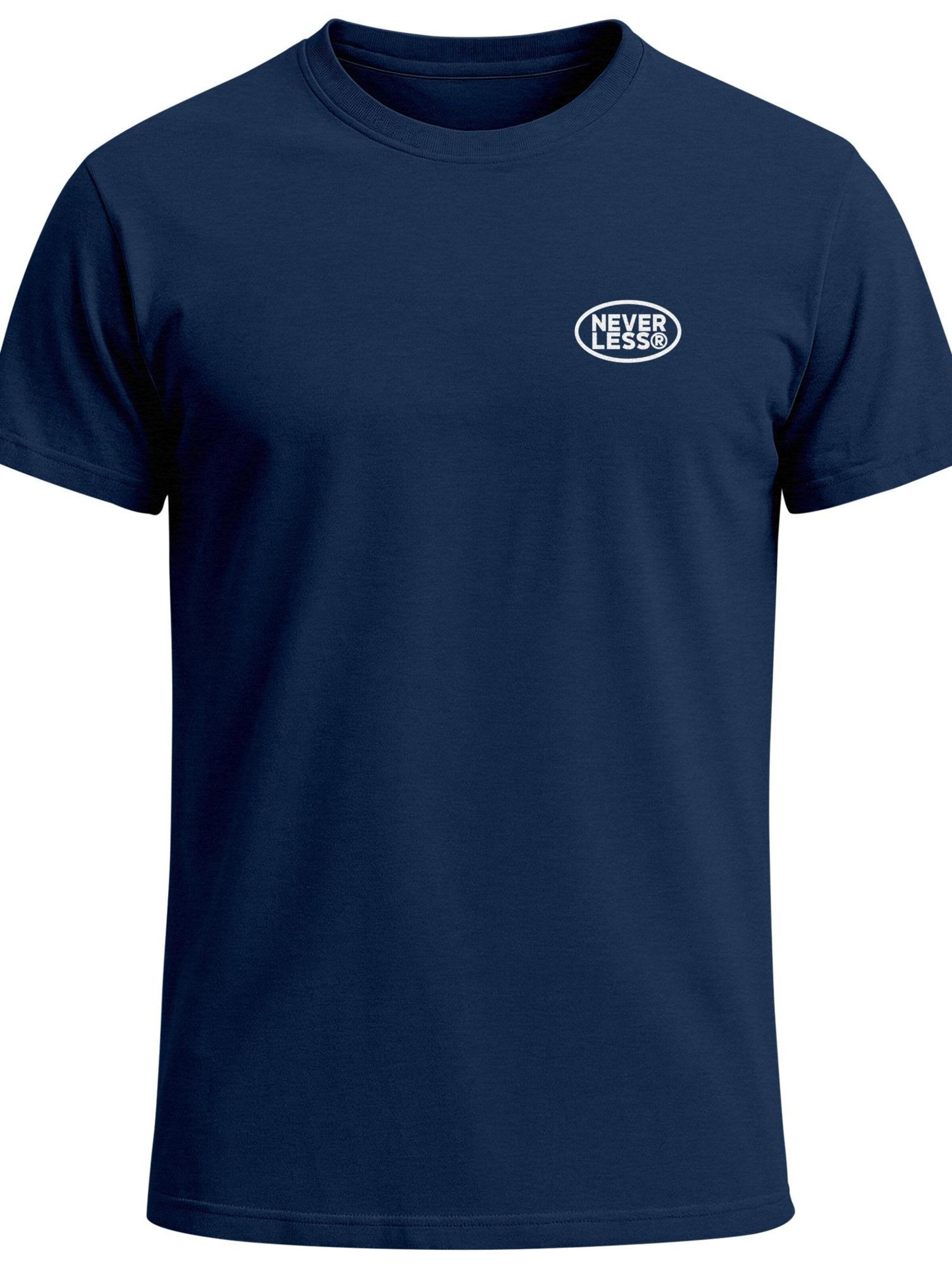 Neverless Shirt 'No Bad Days' in Blue