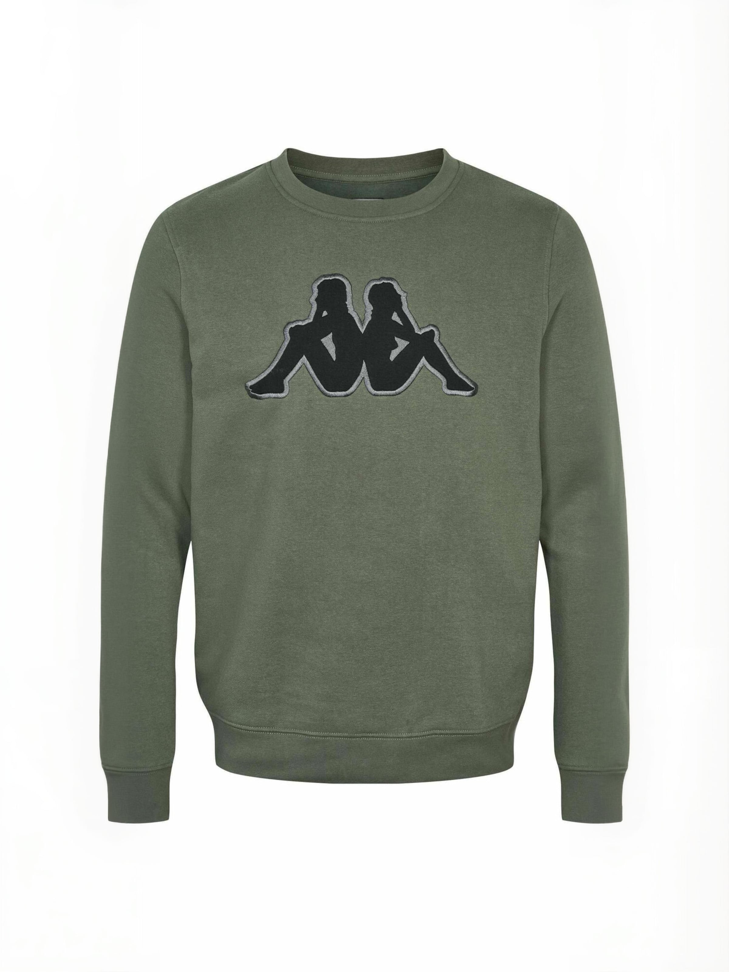 Pull-over ' KMLogo ' KAPPA en vert : devant