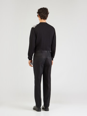 BOSS Black Štandardný strih Nohavice s pukmi 'C-Pepe-PL-243' - Čierna: zadná strana